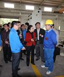 佛山市副市長(cháng)王玲一行蒞臨佛山市寶索 機械制造有限公司視察并指導工作