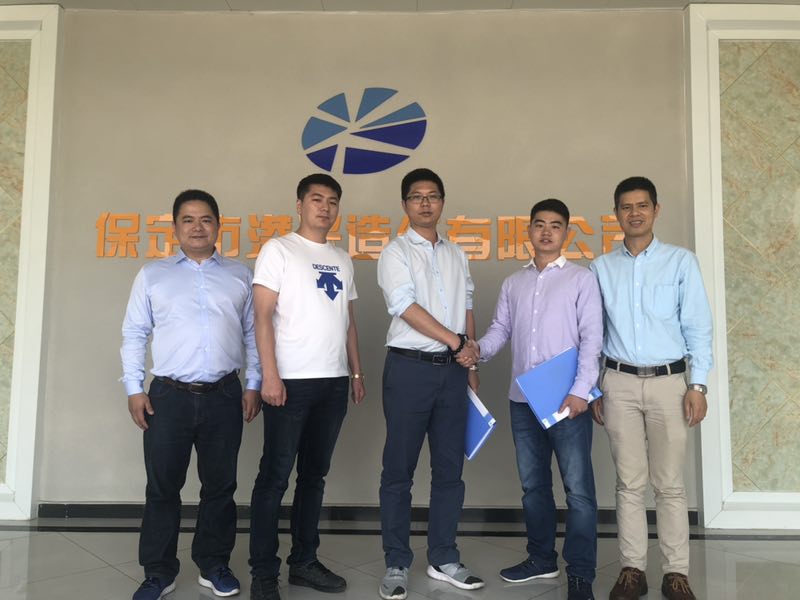麗邦集團與寶索企業(yè)簽約4臺寶拓新月型衛生紙機